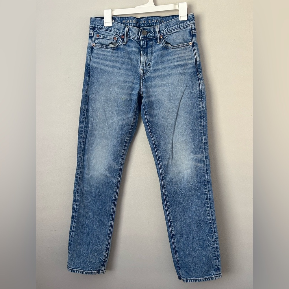 American Eagle Outfitters Light Blue Straight Jeans
